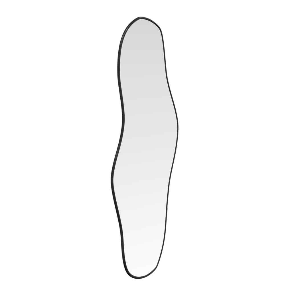 Wandspiegel 80x35 cm zwart Spiegels | Creëer jouw Trendy Thuis | Gratis bezorgd & Retour | Trendy.nl