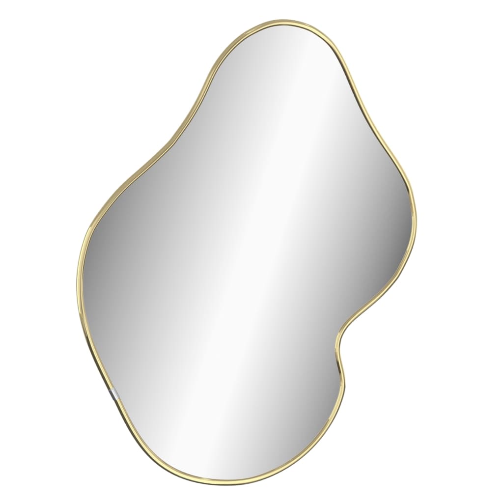 Wandspiegel 50x40 cm goudkleurig Spiegels | Creëer jouw Trendy Thuis | Gratis bezorgd & Retour | Trendy.nl