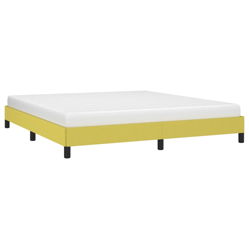 Bedframe zonder matras 180x200 cm stof groen