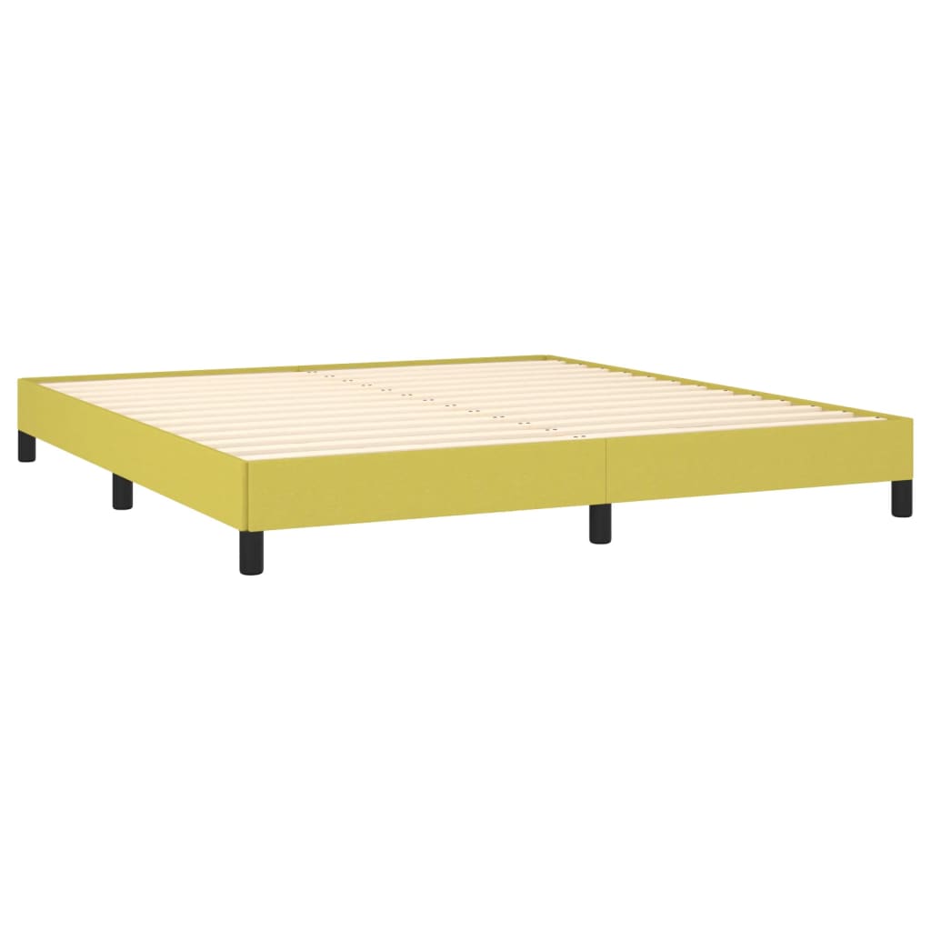 Bedframe zonder matras 180x200 cm stof groen