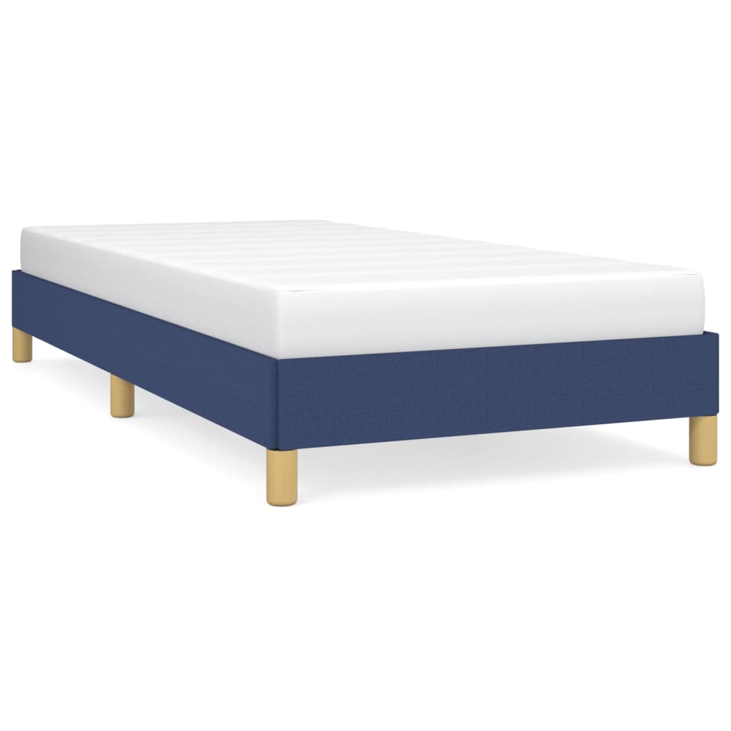 Bedframe stof blauw 90x190 cm Bedden & bedframes | Creëer jouw Trendy Thuis | Gratis bezorgd & Retour | Trendy.nl