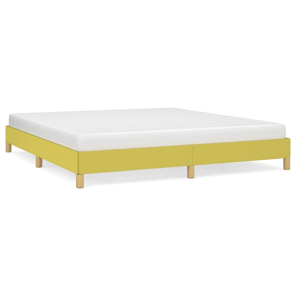 Bedframe zonder matras 180x200 cm stof groen