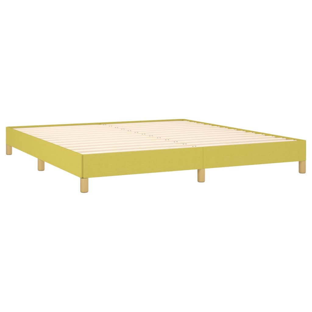 Bedframe zonder matras 180x200 cm stof groen