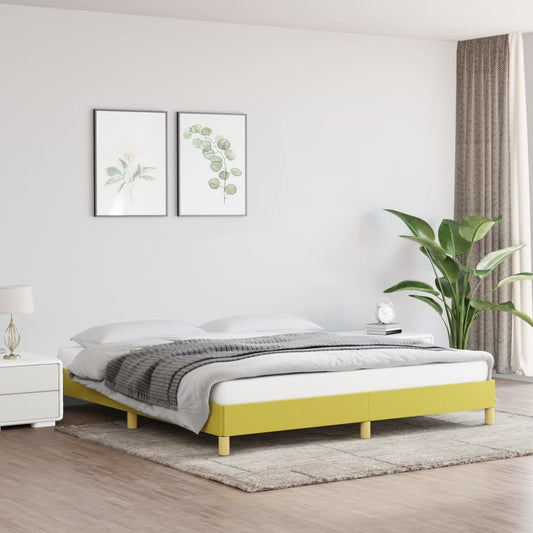 Bedframe zonder matras 180x200 cm stof groen