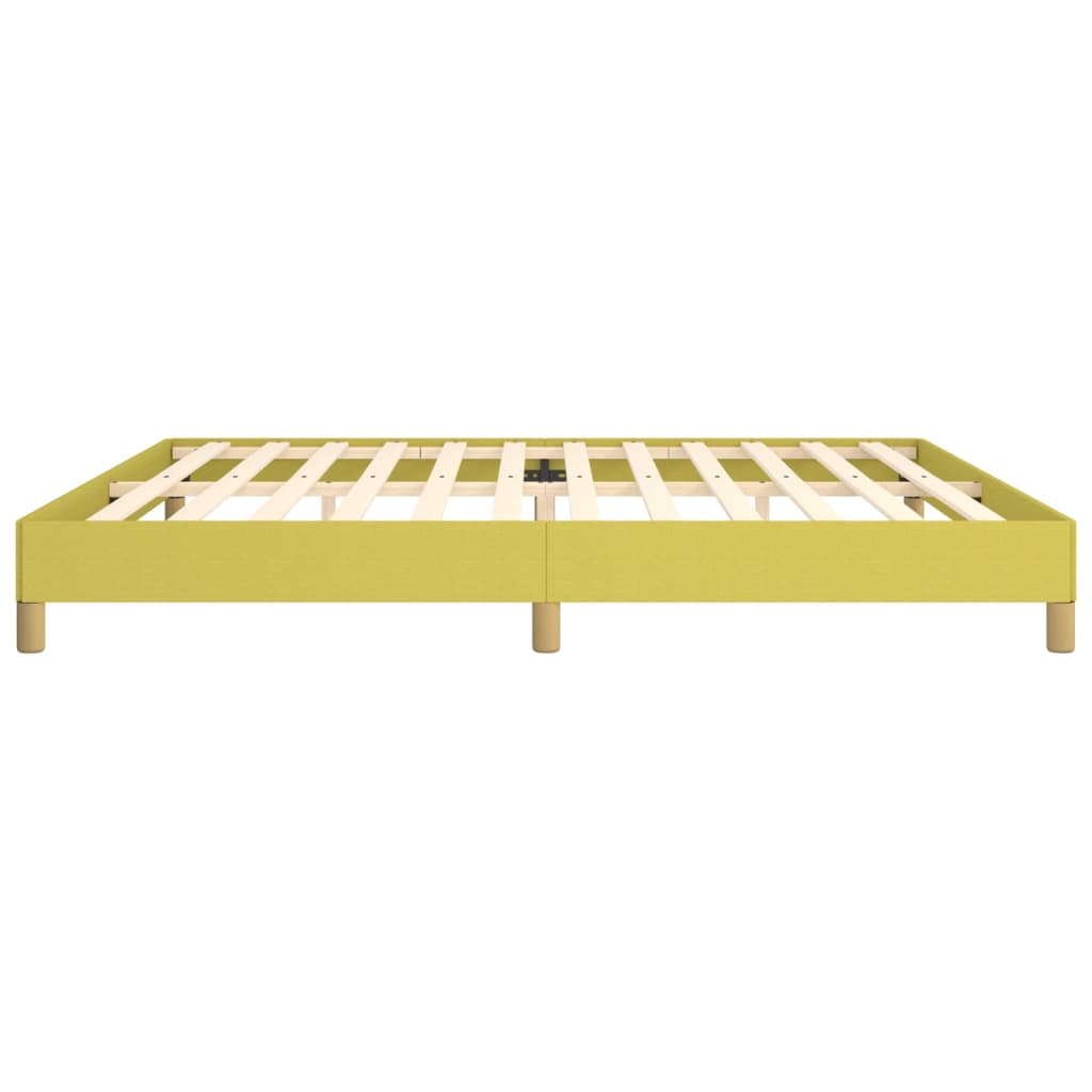 Bedframe stof groen 200x200 cm Bedden & bedframes | Creëer jouw Trendy Thuis | Gratis bezorgd & Retour | Trendy.nl