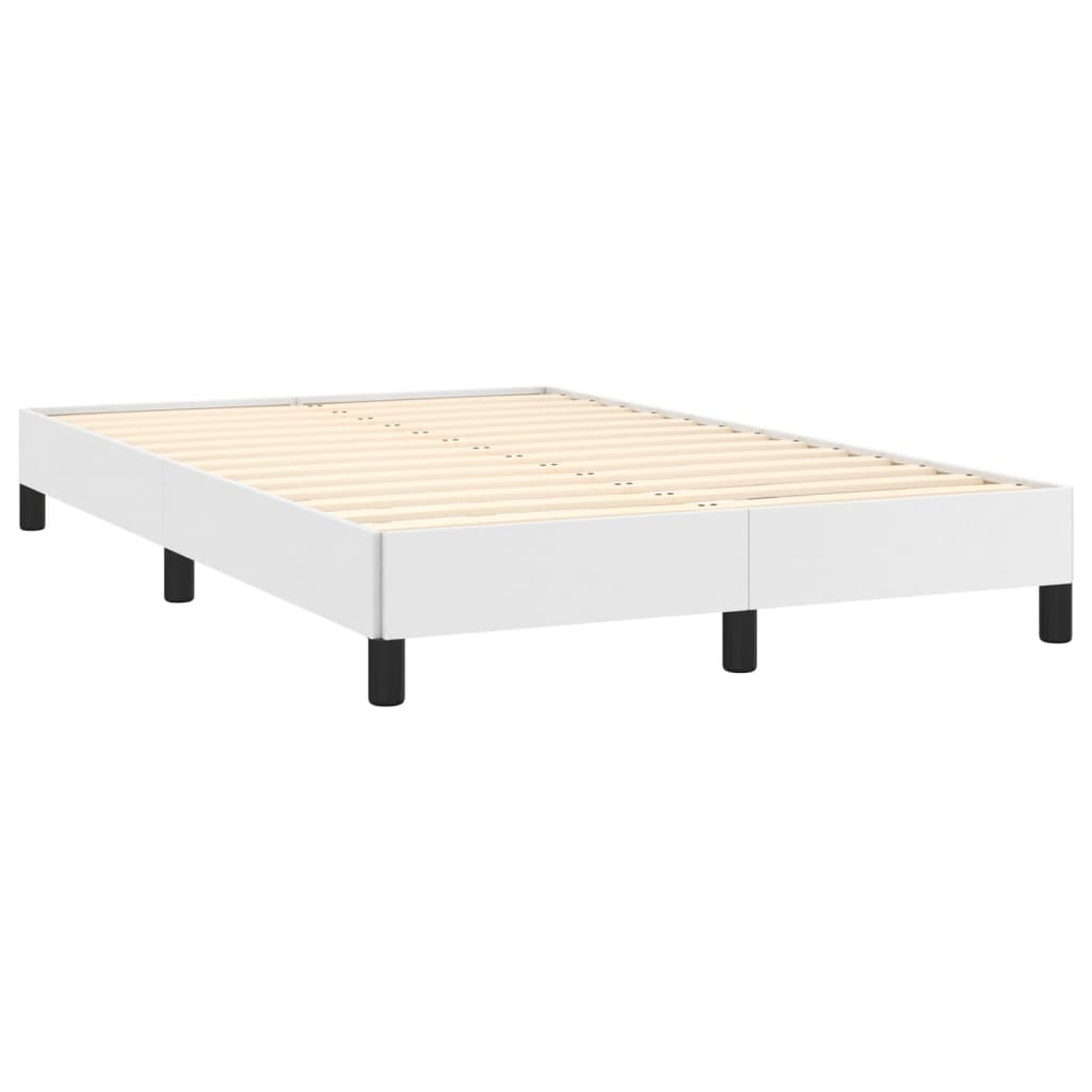 Bedframe kunstleer wit 120x200 cm Bedden & bedframes | Creëer jouw Trendy Thuis | Gratis bezorgd & Retour | Trendy.nl