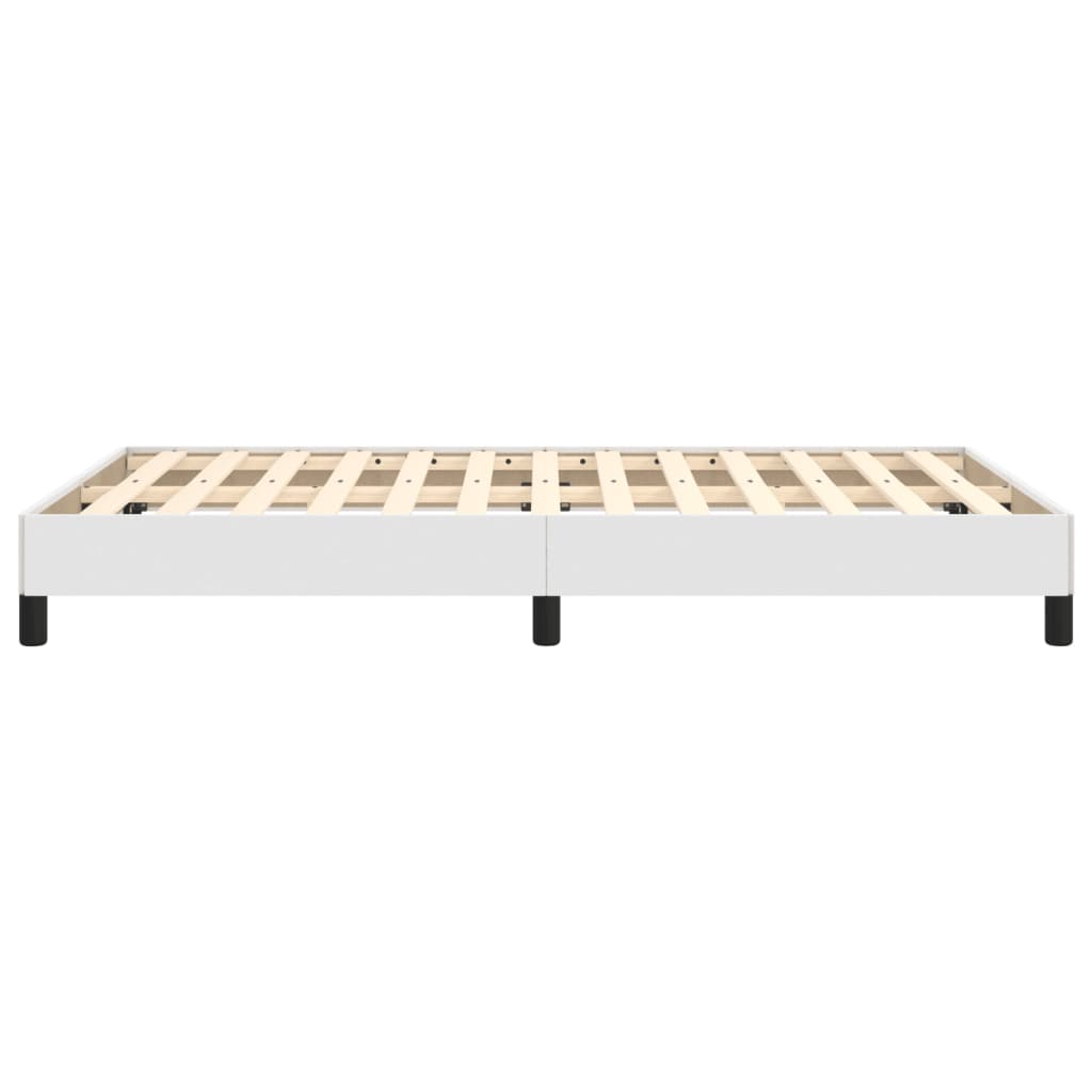 Bedframe kunstleer wit 120x200 cm Bedden & bedframes | Creëer jouw Trendy Thuis | Gratis bezorgd & Retour | Trendy.nl