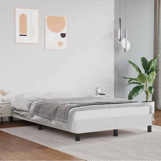 Bedframe kunstleer wit 120x200 cm Bedden & bedframes | Creëer jouw Trendy Thuis | Gratis bezorgd & Retour | Trendy.nl