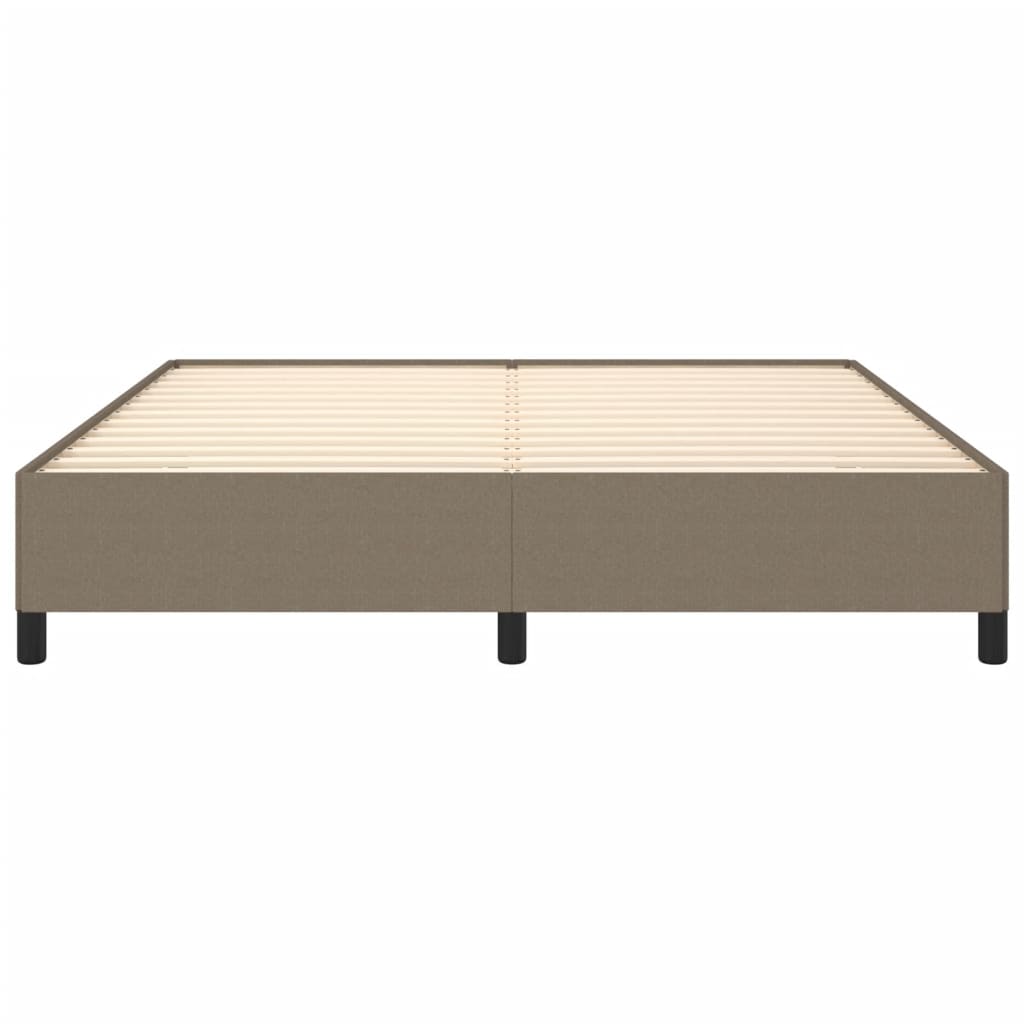 Bedframe stof taupe 180x200 cm Bedden & bedframes | Creëer jouw Trendy Thuis | Gratis bezorgd & Retour | Trendy.nl