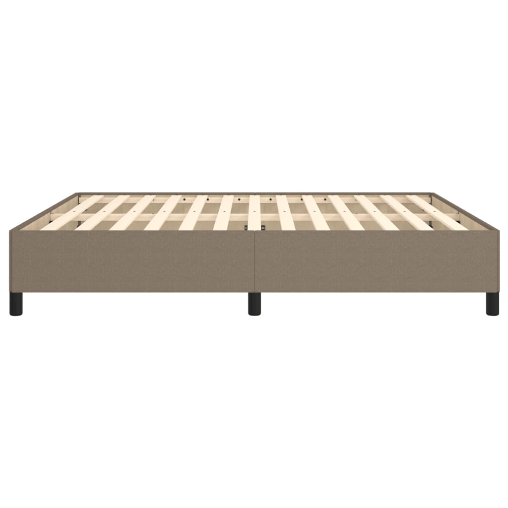 Bedframe stof taupe 180x200 cm Bedden & bedframes | Creëer jouw Trendy Thuis | Gratis bezorgd & Retour | Trendy.nl