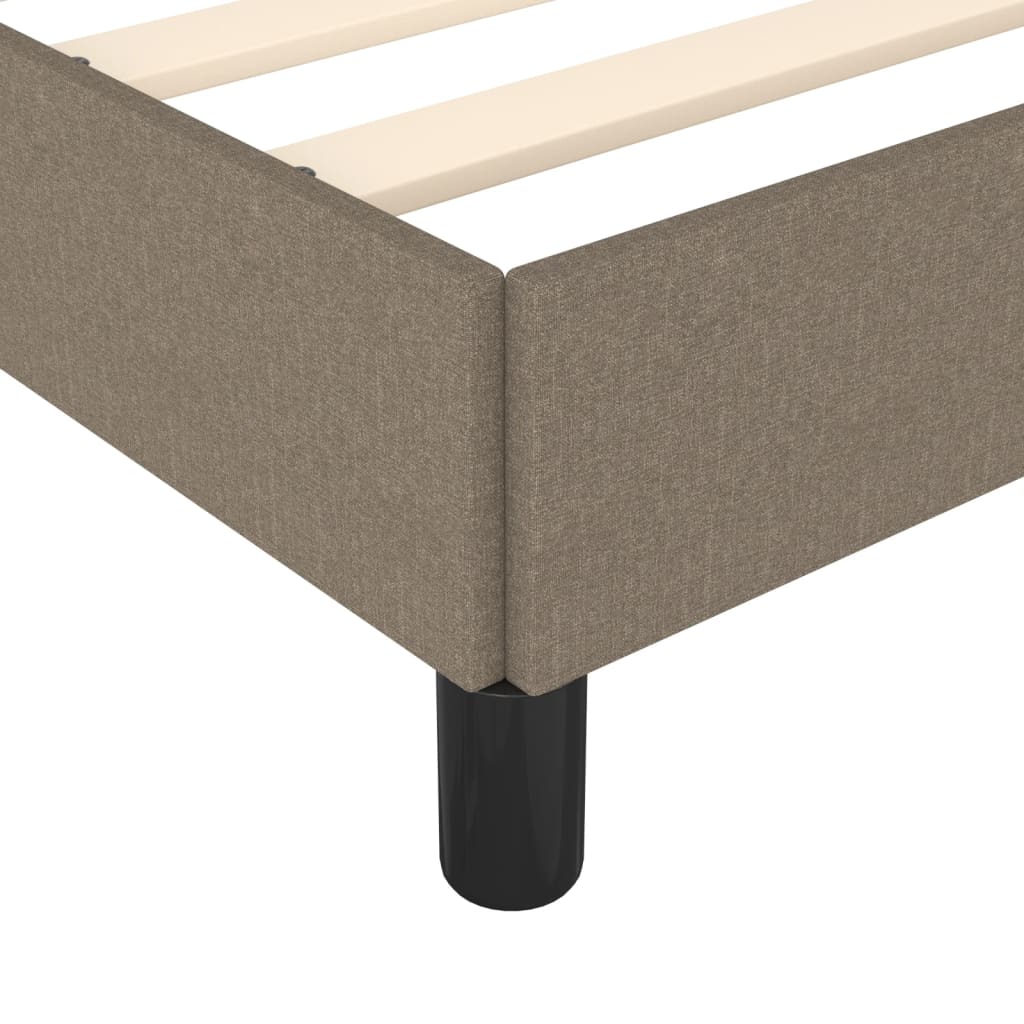 Bedframe stof taupe 180x200 cm Bedden & bedframes | Creëer jouw Trendy Thuis | Gratis bezorgd & Retour | Trendy.nl