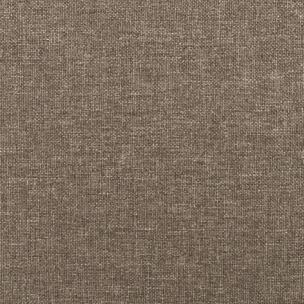 Bedframe stof taupe 180x200 cm Bedden & bedframes | Creëer jouw Trendy Thuis | Gratis bezorgd & Retour | Trendy.nl