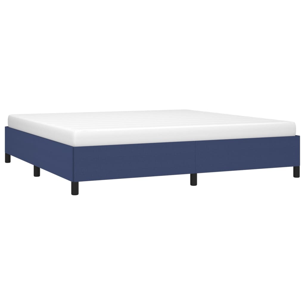 Bedframe stof blauw 200x200 cm Bedden & bedframes | Creëer jouw Trendy Thuis | Gratis bezorgd & Retour | Trendy.nl