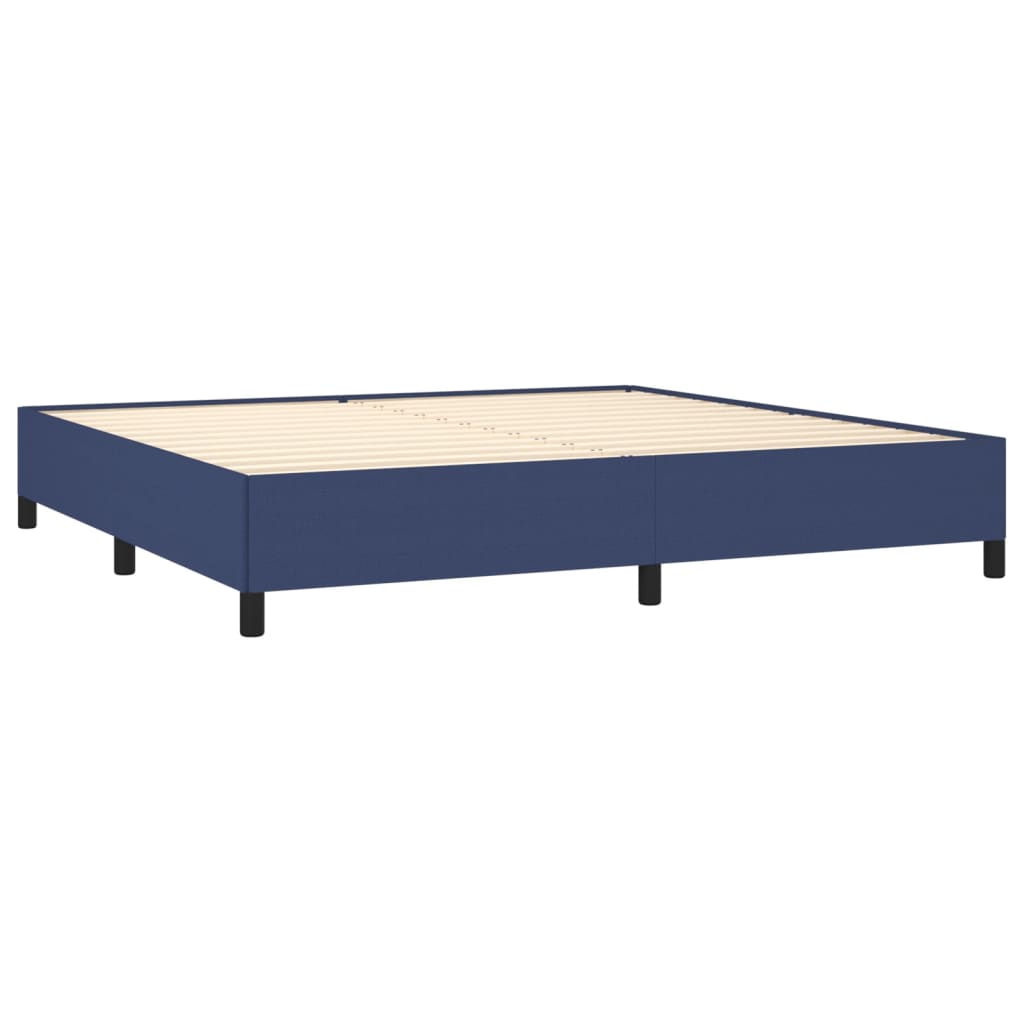 Bedframe stof blauw 200x200 cm Bedden & bedframes | Creëer jouw Trendy Thuis | Gratis bezorgd & Retour | Trendy.nl