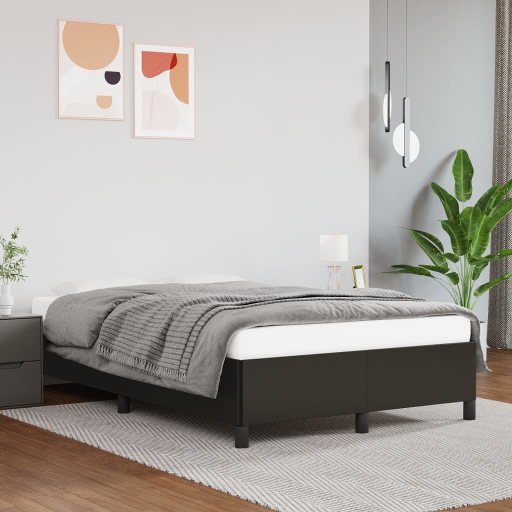 Bedframe kunstleer zwart 120x200 cm Bedden & bedframes | Creëer jouw Trendy Thuis | Gratis bezorgd & Retour | Trendy.nl