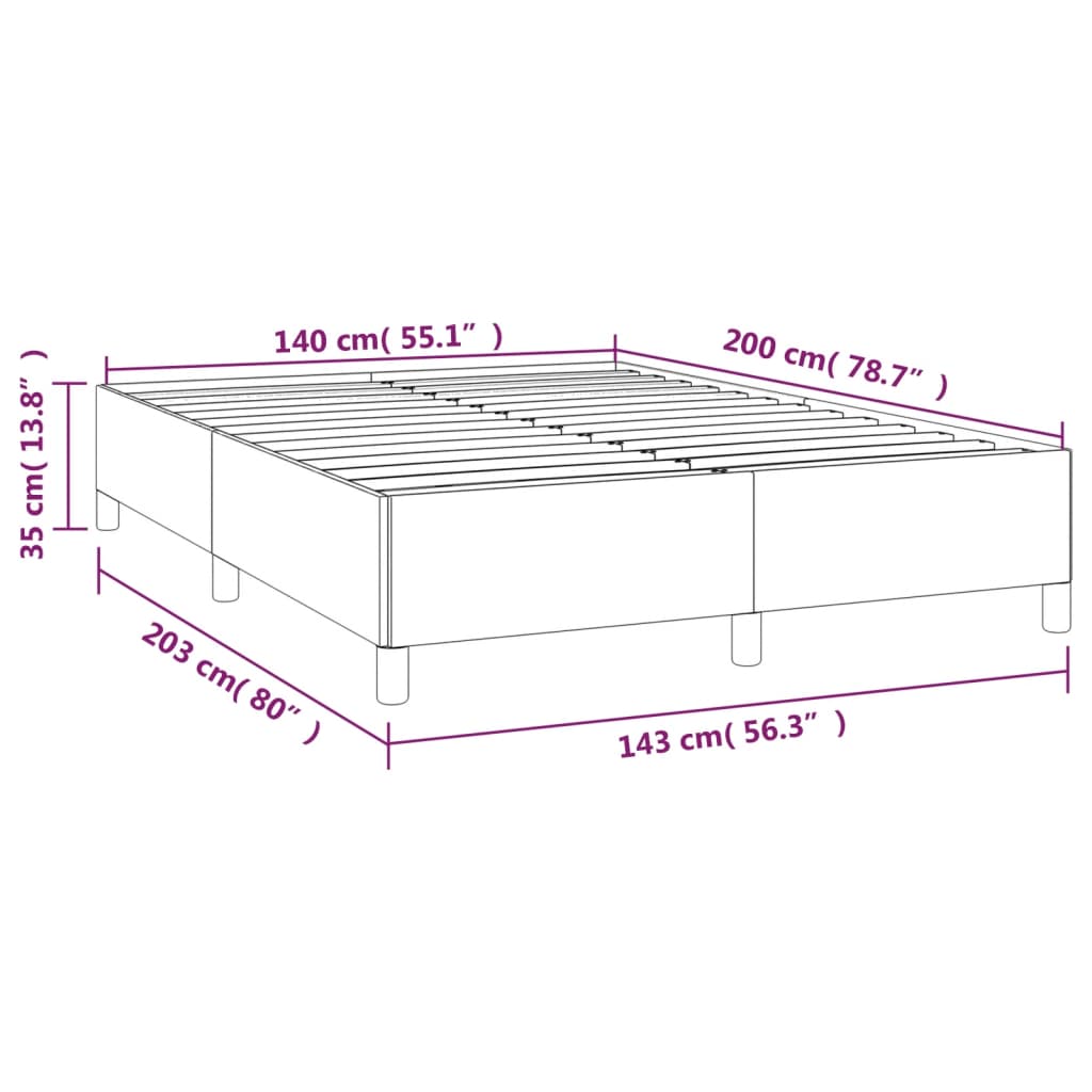 Bedframe fluweel donkergroen 140x200 cm Bedden & bedframes | Creëer jouw Trendy Thuis | Gratis bezorgd & Retour | Trendy.nl