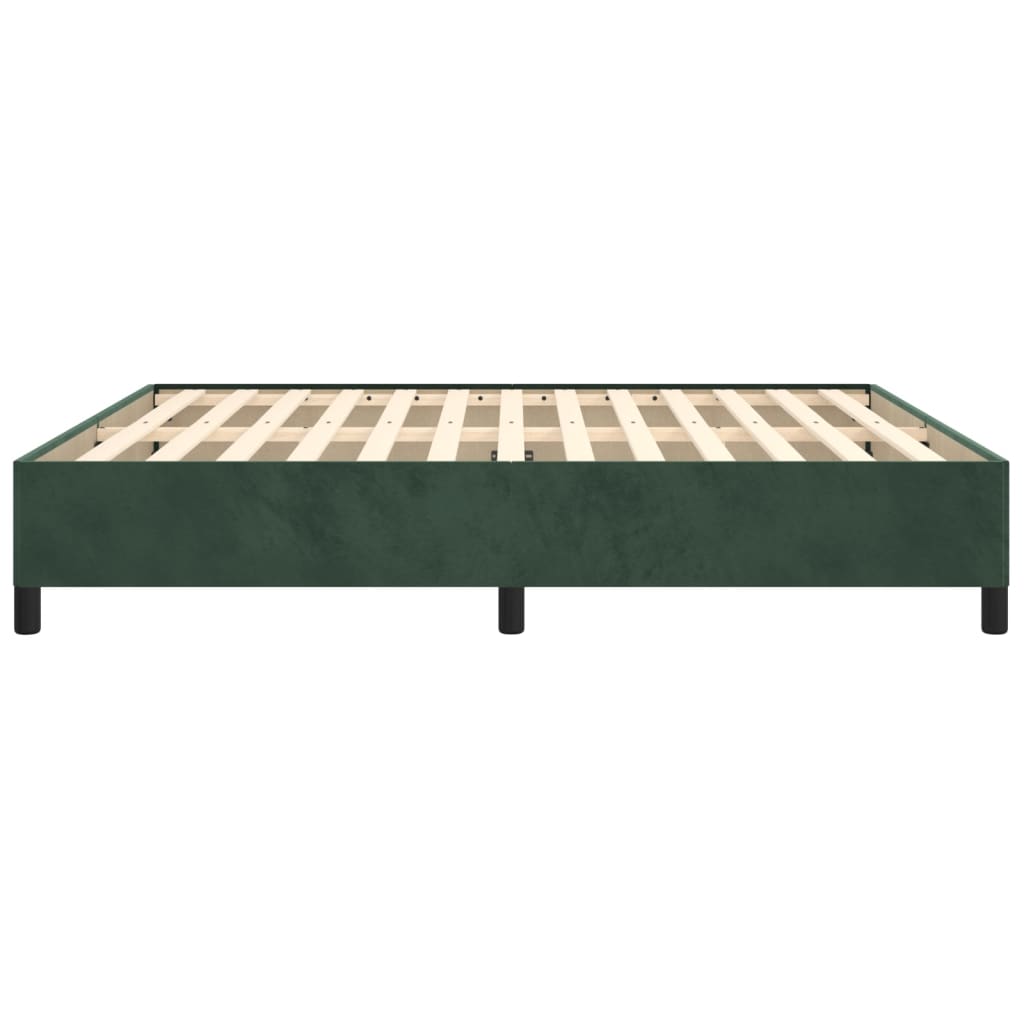 Bedframe fluweel donkergroen 180x200 cm Bedden & bedframes | Creëer jouw Trendy Thuis | Gratis bezorgd & Retour | Trendy.nl