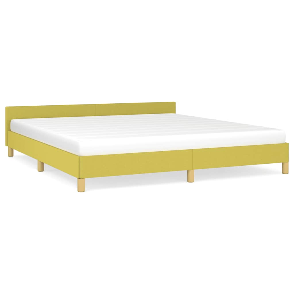 Bedframe zonder matras 180x200 cm stof groen