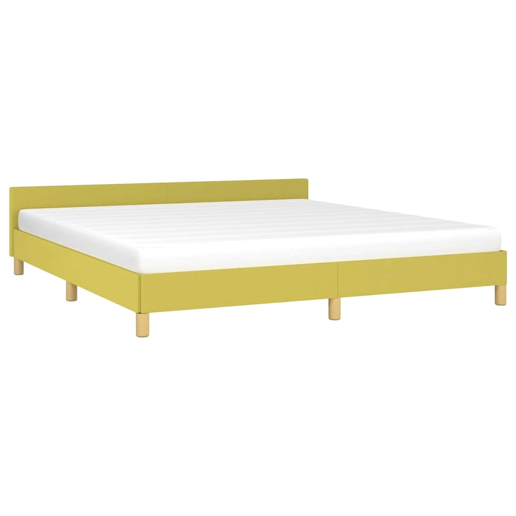 Bedframe zonder matras 180x200 cm stof groen