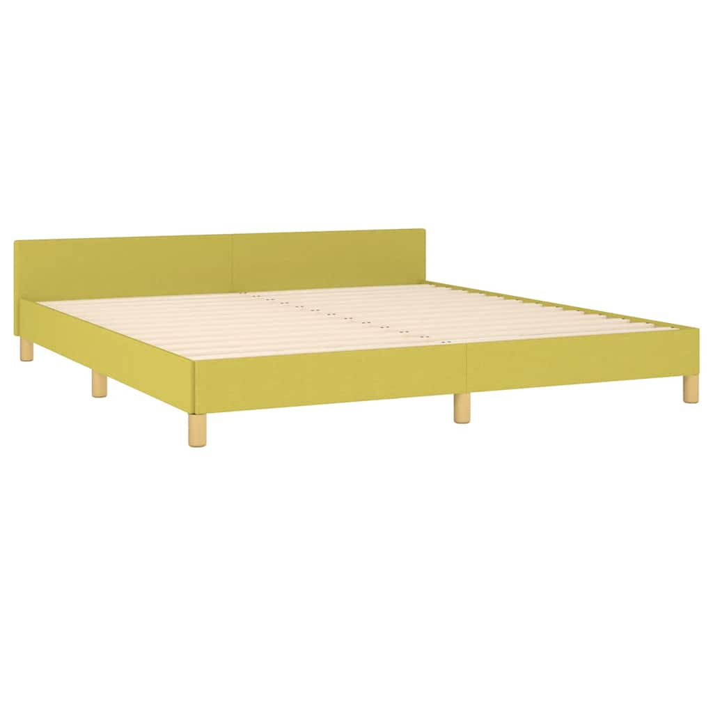 Bedframe zonder matras 180x200 cm stof groen