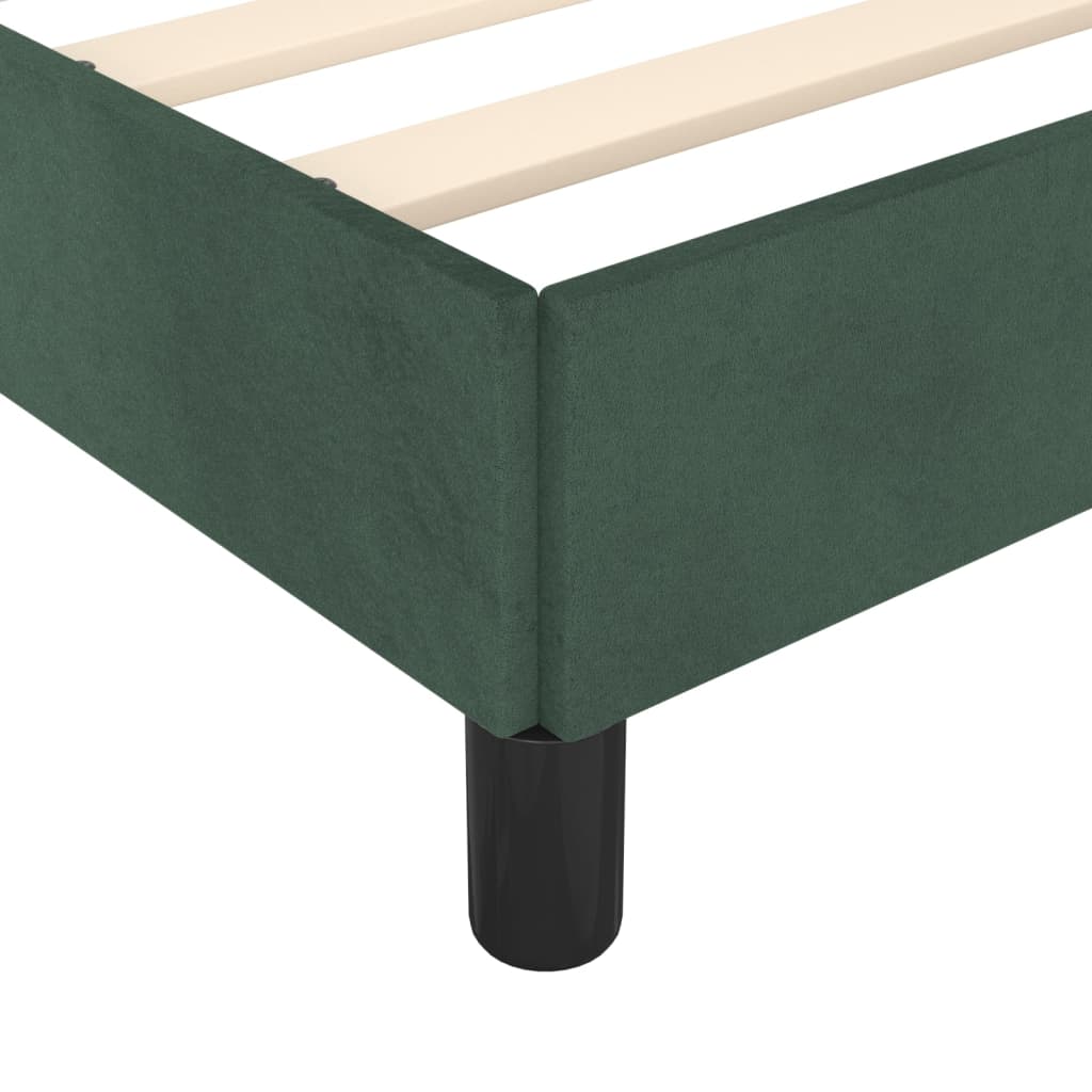 Bedframe met hoofdeinde fluweel donkergroen 200x200 cm Bedden & bedframes | Creëer jouw Trendy Thuis | Gratis bezorgd & Retour | Trendy.nl