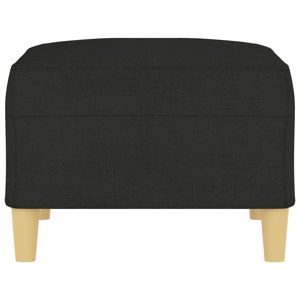 Voetenbank 70x55x41 cm stof zwart Poefs | Creëer jouw Trendy Thuis | Gratis bezorgd & Retour | Trendy.nl