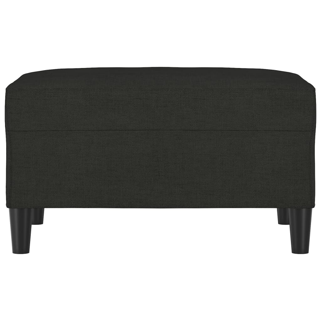 Voetenbank 70x55x41 cm stof zwart Poefs | Creëer jouw Trendy Thuis | Gratis bezorgd & Retour | Trendy.nl