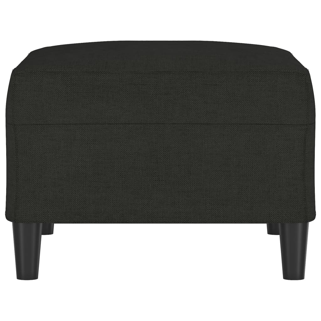 Voetenbank 70x55x41 cm stof zwart Poefs | Creëer jouw Trendy Thuis | Gratis bezorgd & Retour | Trendy.nl