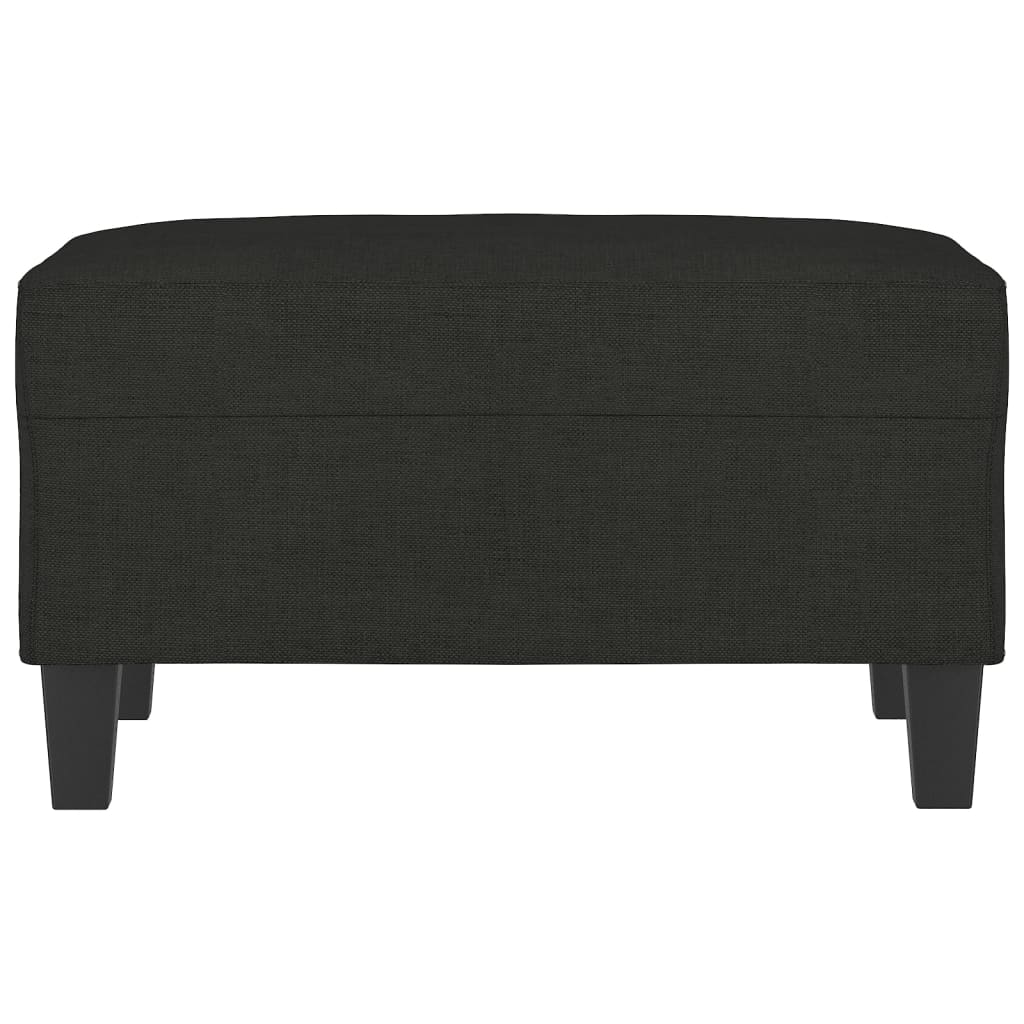 Voetenbank 70x55x41 cm stof zwart Poefs | Creëer jouw Trendy Thuis | Gratis bezorgd & Retour | Trendy.nl