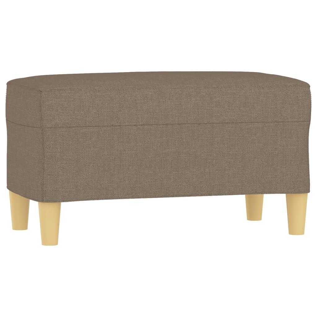 Bankje 70x35x41 cm stof taupe Bankjes | Creëer jouw Trendy Thuis | Gratis bezorgd & Retour | Trendy.nl