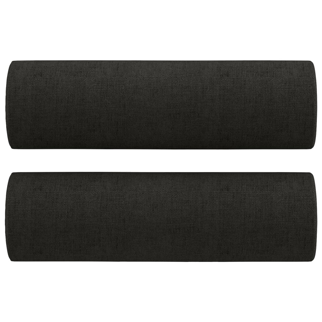 Sierkussens 2 st 15x50 cm stof zwart Sierkussens | Creëer jouw Trendy Thuis | Gratis bezorgd & Retour | Trendy.nl