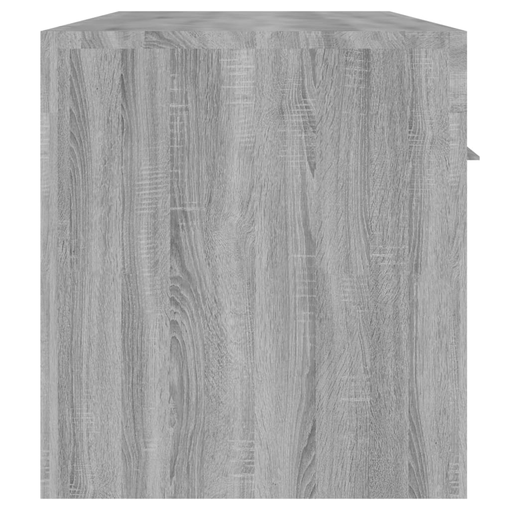 Tv-meubel met LED-verlichting 140x36,5x40 cm grijs sonoma eiken Tv-meubels | Creëer jouw Trendy Thuis | Gratis bezorgd & Retour | Trendy.nl