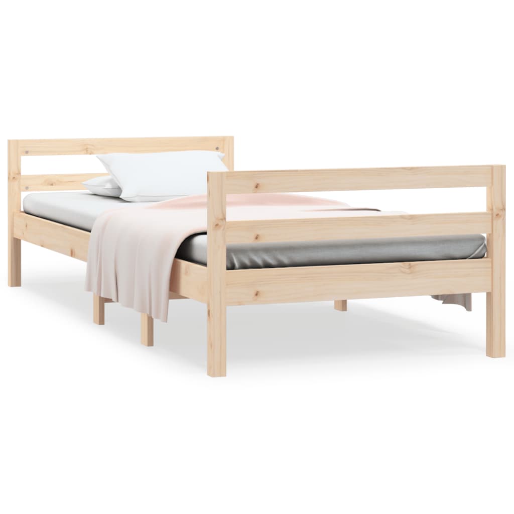 Bedframe 90x190 cm massief grenenhout Bedden & bedframes | Creëer jouw Trendy Thuis | Gratis bezorgd & Retour | Trendy.nl