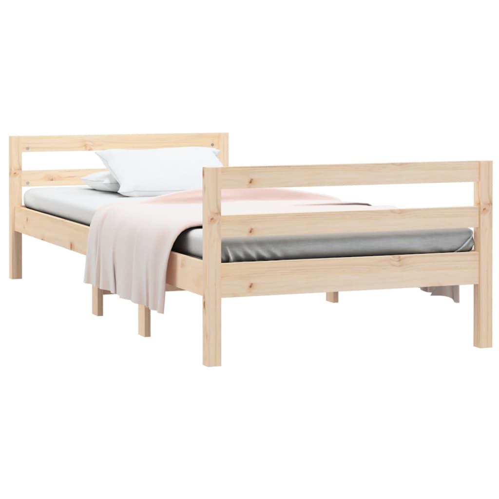 Bedframe 90x190 cm massief grenenhout Bedden & bedframes | Creëer jouw Trendy Thuis | Gratis bezorgd & Retour | Trendy.nl