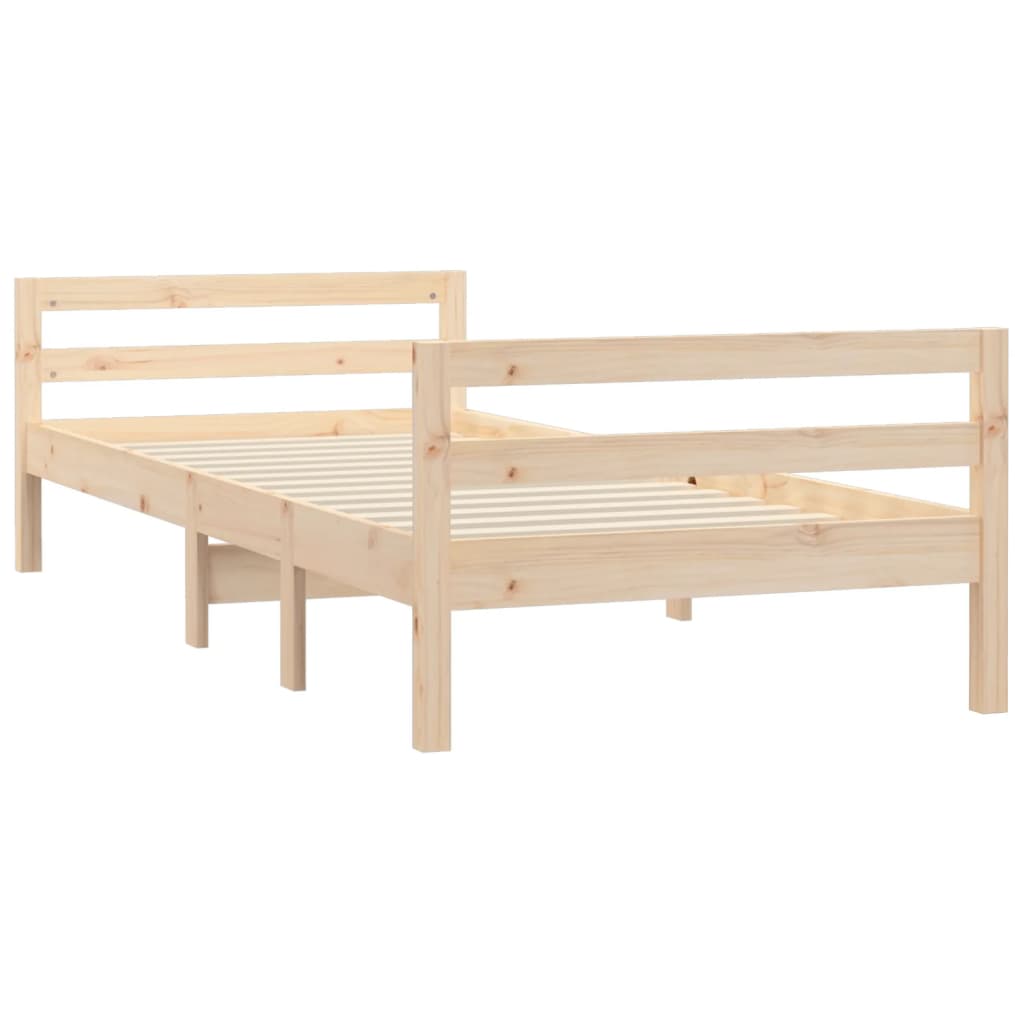 Bedframe 90x190 cm massief grenenhout Bedden & bedframes | Creëer jouw Trendy Thuis | Gratis bezorgd & Retour | Trendy.nl