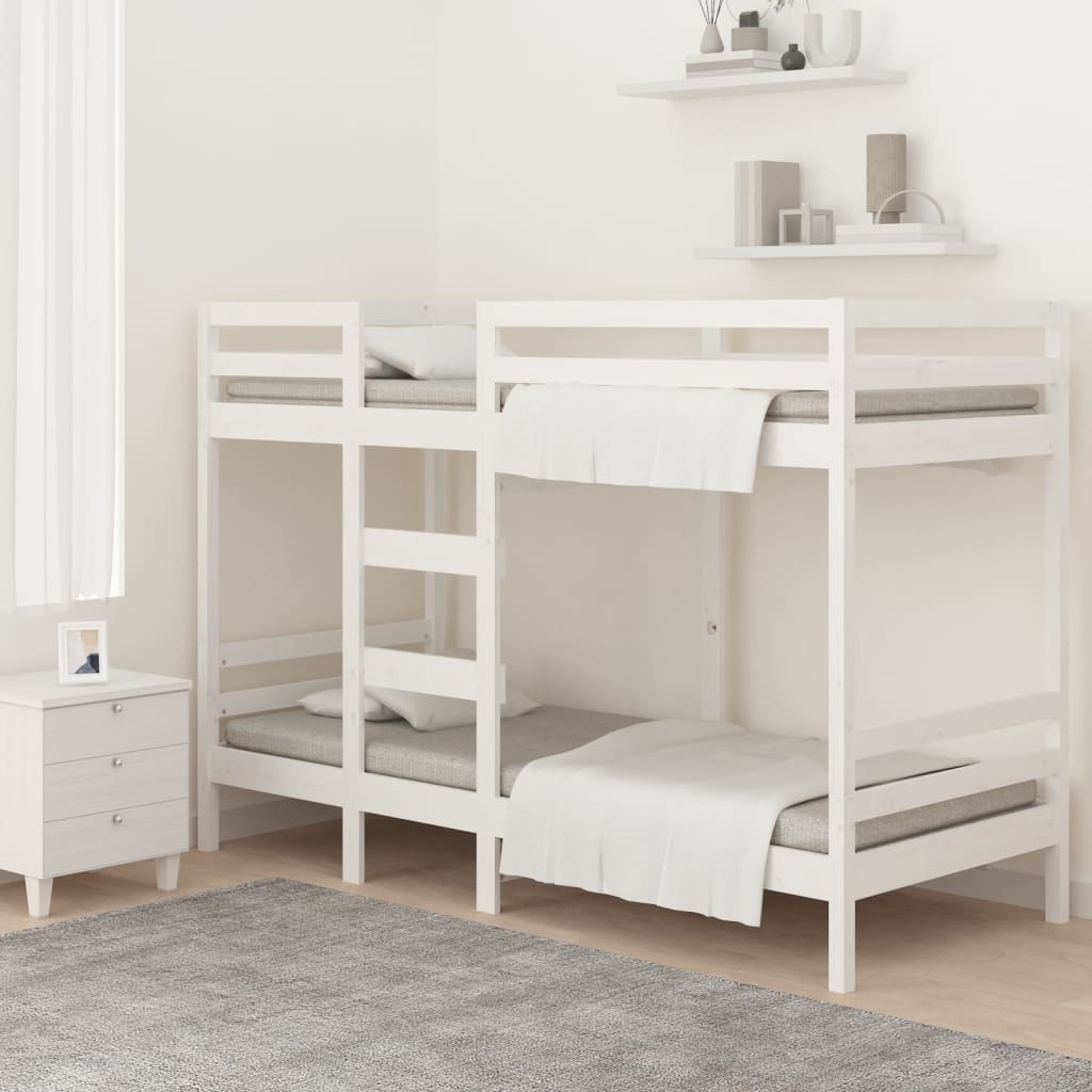 Stapelbed 75x190 cm massief grenenhout wit Bedden & bedframes | Creëer jouw Trendy Thuis | Gratis bezorgd & Retour | Trendy.nl