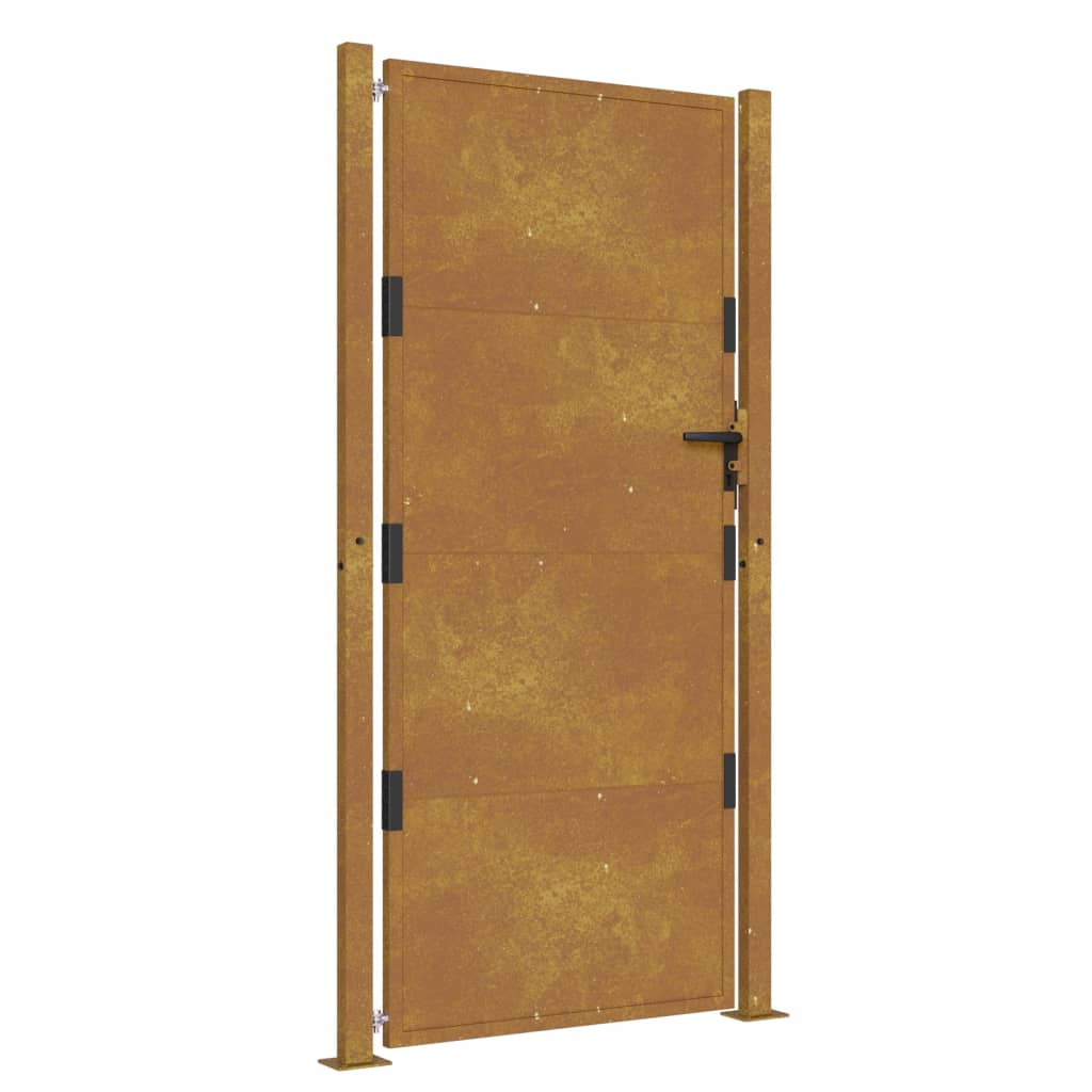 Poort 105x205 cm cortenstaal Poorten | Creëer jouw Trendy Thuis | Gratis bezorgd & Retour | Trendy.nl