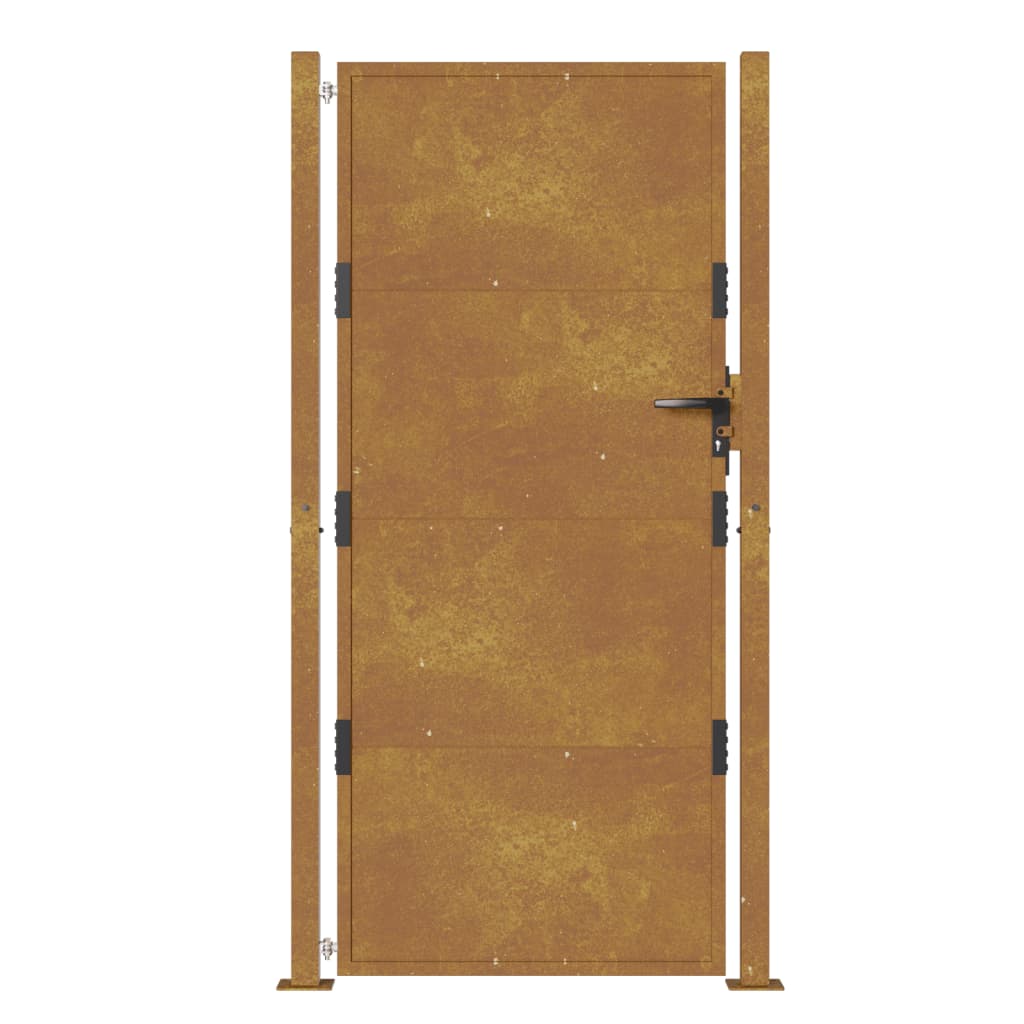 Poort 105x205 cm cortenstaal Poorten | Creëer jouw Trendy Thuis | Gratis bezorgd & Retour | Trendy.nl