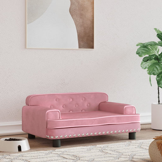 Hondenmand 70x45x30 cm fluweel roze Hondenmanden & -kussens | Creëer jouw Trendy Thuis | Gratis bezorgd & Retour | Trendy.nl