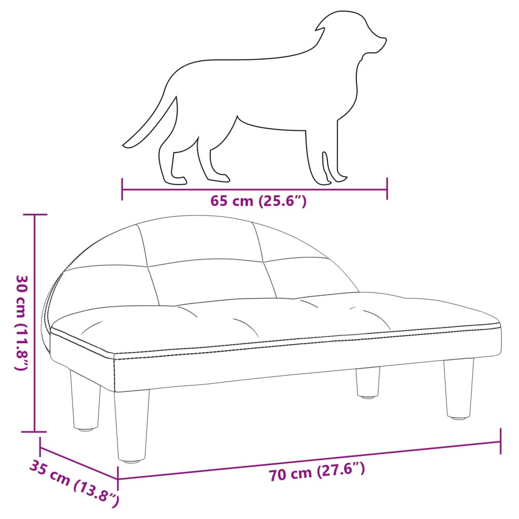 Hondenmand 70x52x30 cm fluweel zwart Hondenmanden & -kussens | Creëer jouw Trendy Thuis | Gratis bezorgd & Retour | Trendy.nl