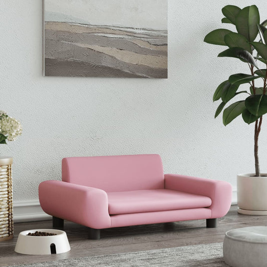 Hondenmand 70x45x33 cm fluweel roze Hondenmanden & -kussens | Creëer jouw Trendy Thuis | Gratis bezorgd & Retour | Trendy.nl