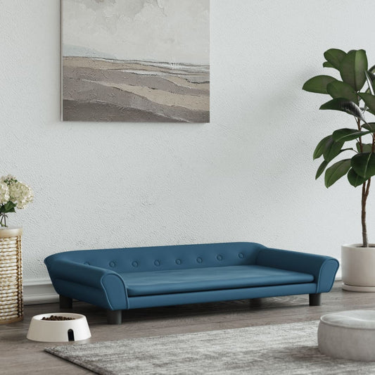 Hondenmand 100x50x21 cm fluweel blauw Hondenmanden & -kussens | Creëer jouw Trendy Thuis | Gratis bezorgd & Retour | Trendy.nl