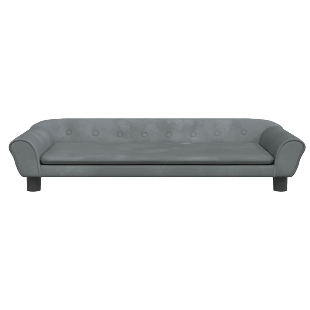 Hondenmand 100x50x21 cm fluweel donkergrijs Hondenmanden & -kussens | Creëer jouw Trendy Thuis | Gratis bezorgd & Retour | Trendy.nl