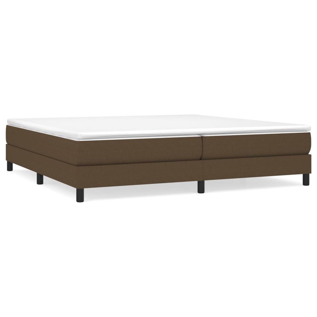 Bedframe stof donkerbruin 200x200 cm Bedden & bedframes | Creëer jouw Trendy Thuis | Gratis bezorgd & Retour | Trendy.nl