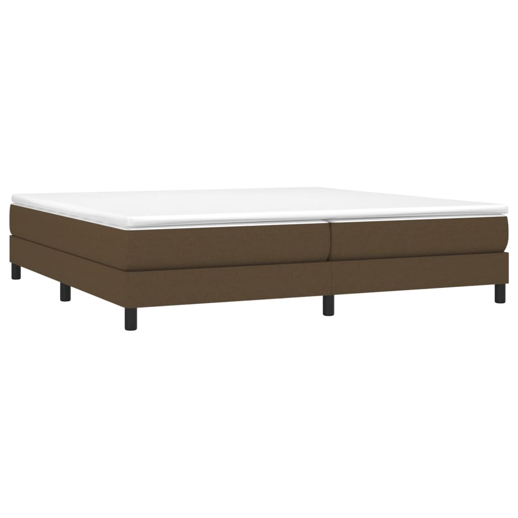 Bedframe stof donkerbruin 200x200 cm Bedden & bedframes | Creëer jouw Trendy Thuis | Gratis bezorgd & Retour | Trendy.nl