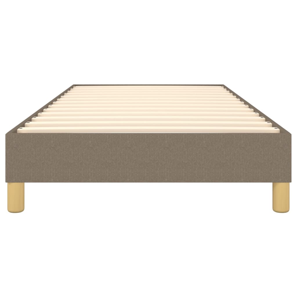 Bedframe zonder matras 80x200 cm stof taupe