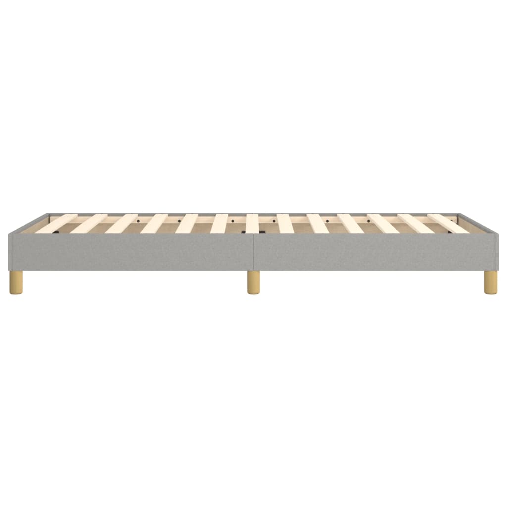 Bedframe stof lichtgrijs 90x190 cm Bedden & bedframes | Creëer jouw Trendy Thuis | Gratis bezorgd & Retour | Trendy.nl