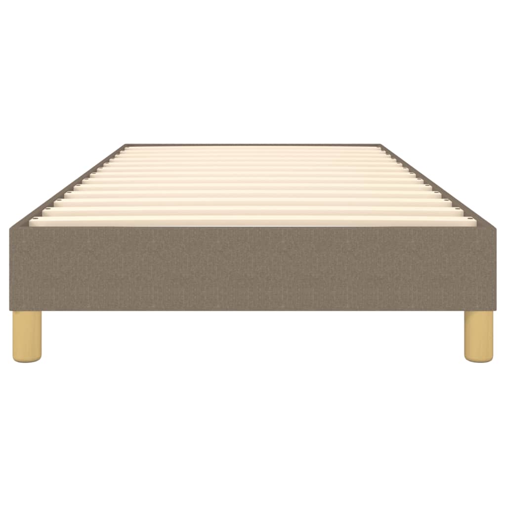 Bedframe stof taupe 90x190 cm Bedden & bedframes | Creëer jouw Trendy Thuis | Gratis bezorgd & Retour | Trendy.nl