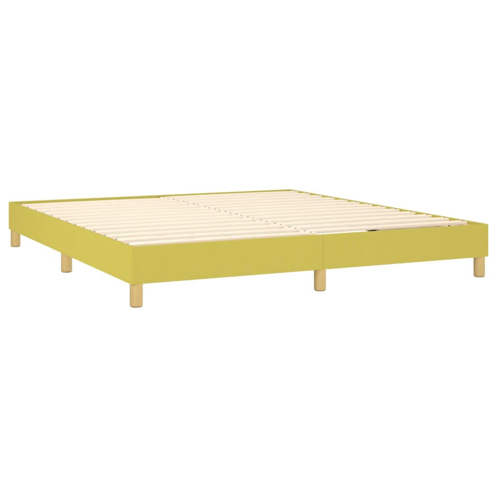 Bedframe zonder matras 160x200 cm stof groen