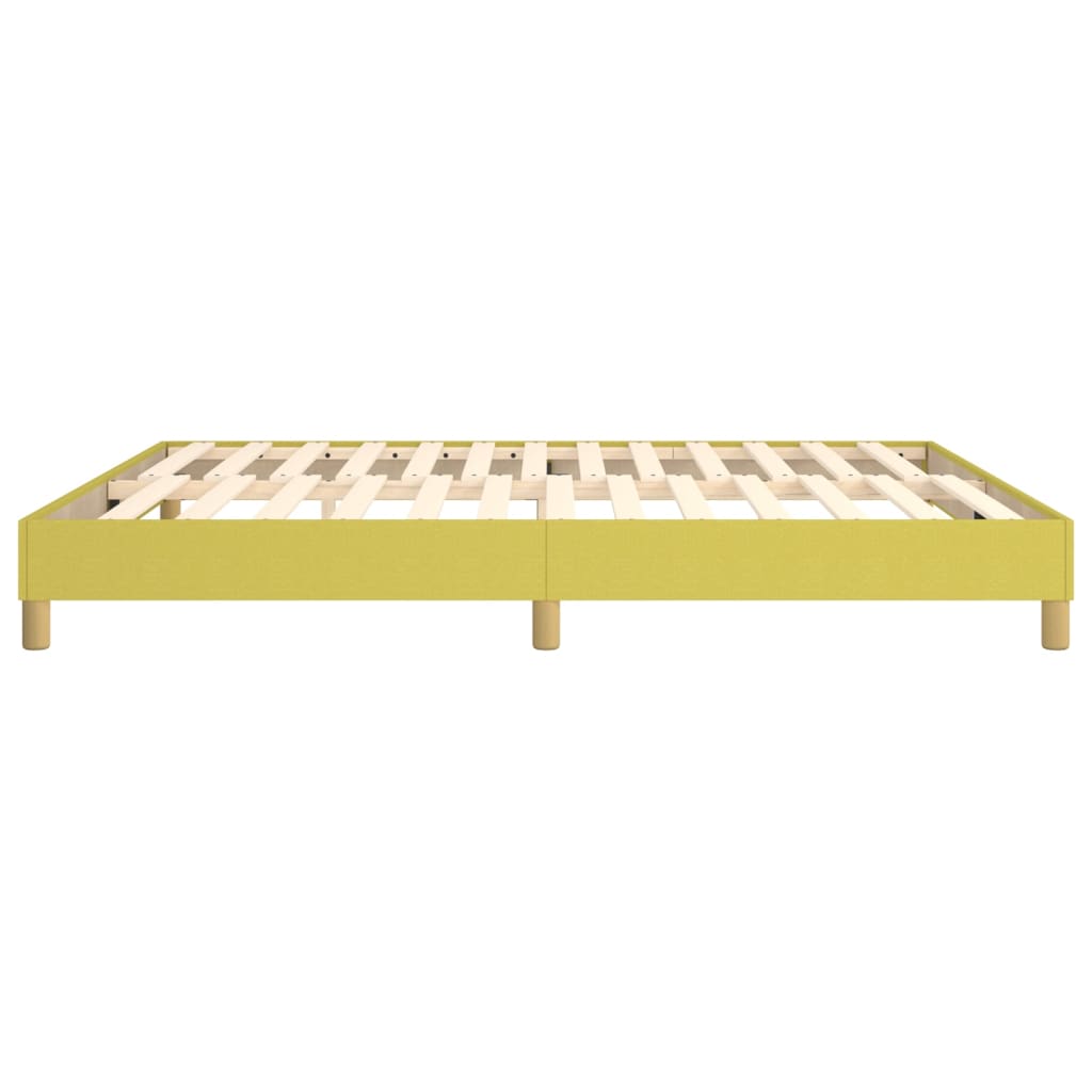 Bedframe zonder matras 160x200 cm stof groen